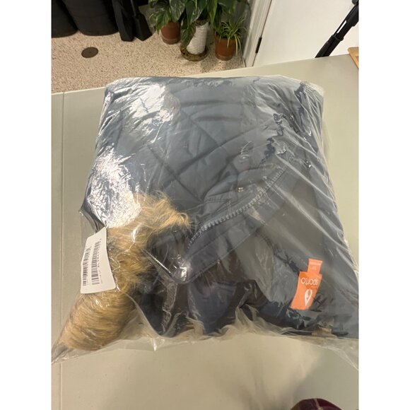 Sporto Tulip Quilted Water Resistant Parka Coat Plus Size 3X Navy Blue Snow NEW - Picture 4 of 9